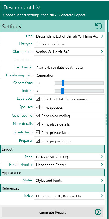 RM_Publish-Reports-DescendantList