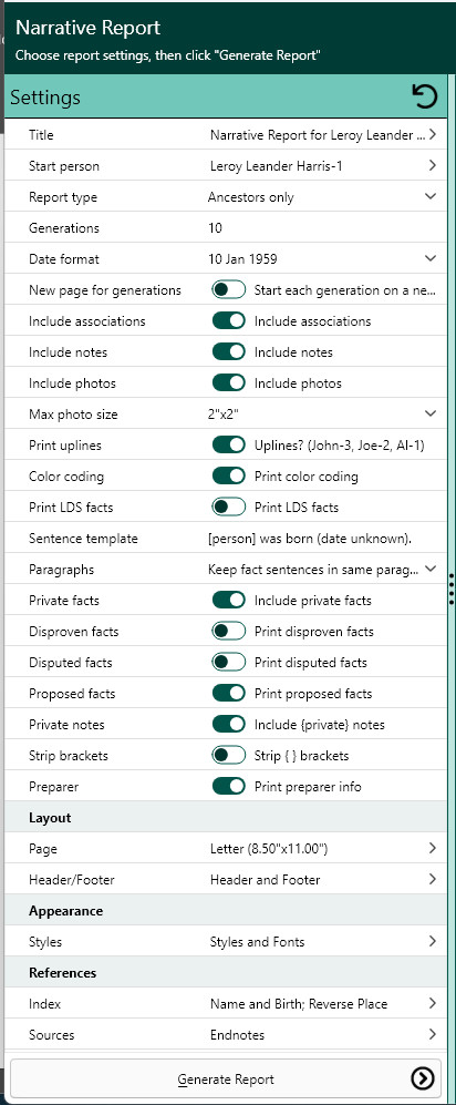 RM_Publish-Reports-NarrativeReport-Settings
