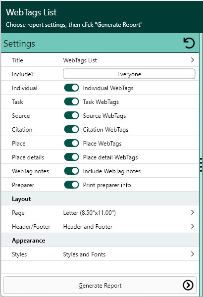 RM_Publish-Reports-WebTagsList-Settings